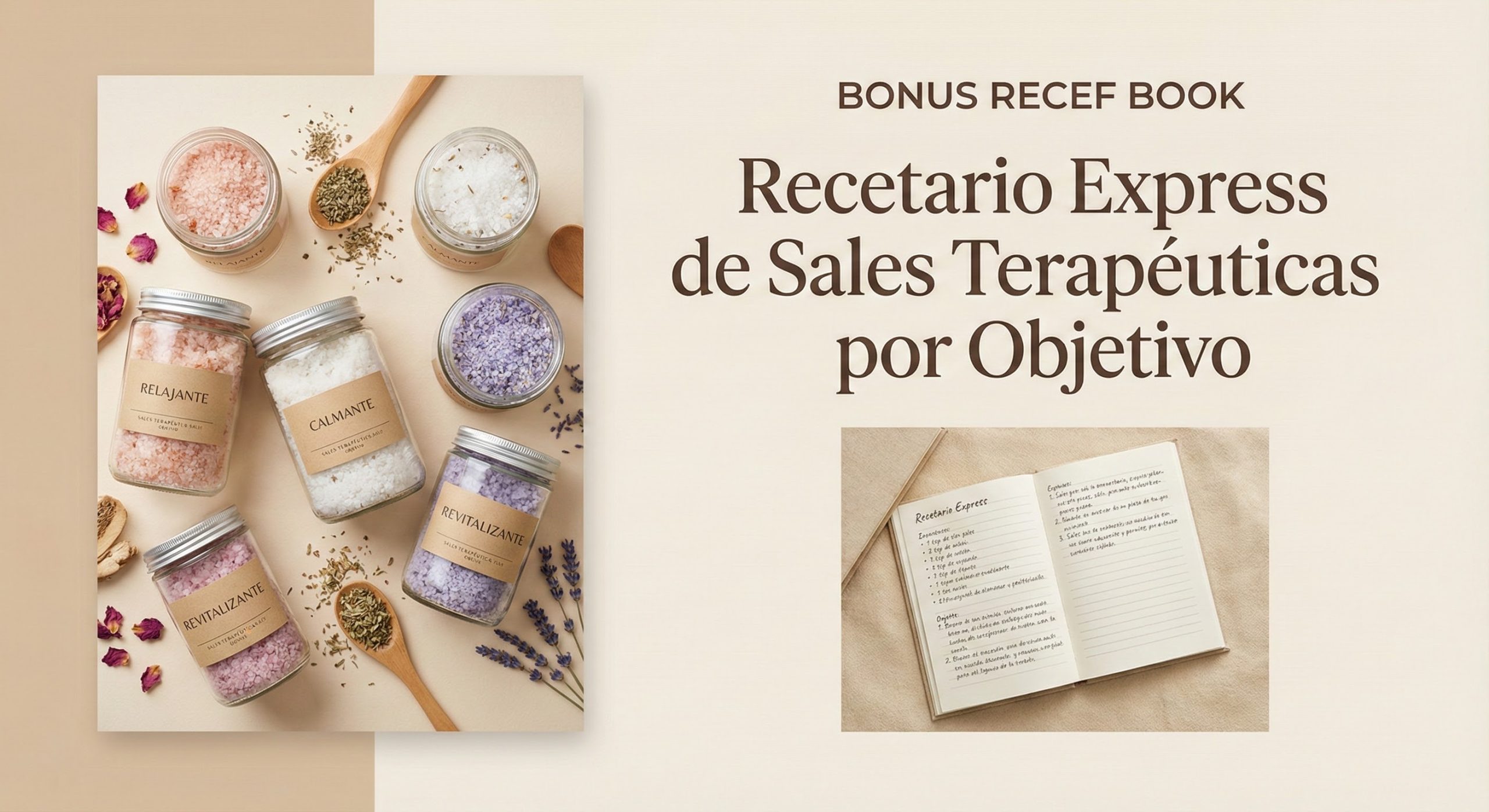 Recetario Express de Sales Terapéuticas