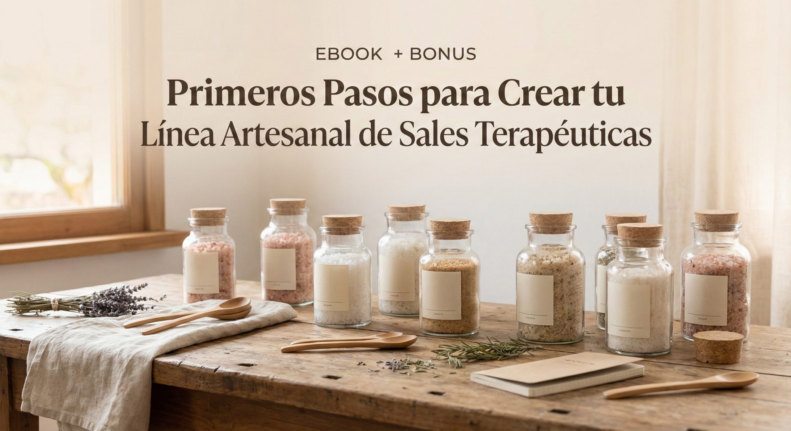 Primeros Pasos Línea Artesanal de Sales